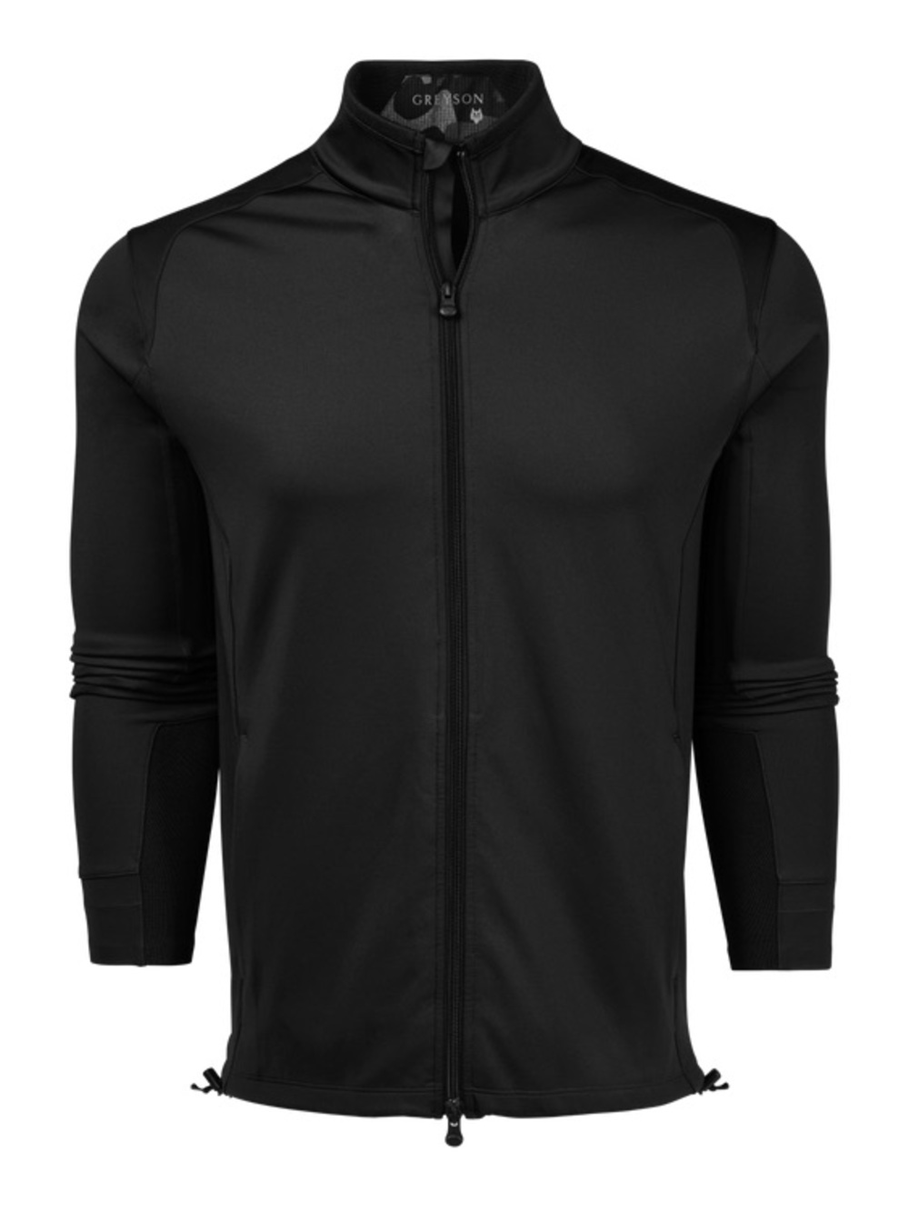 Greyson Sequoia Full-Zip Jacket Men’s Large Black Windproof Fleece Performance
